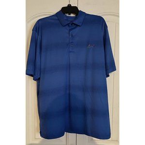 Greg Norman Play Dry Polo Golf Shirt Men’s XL Blue Shark